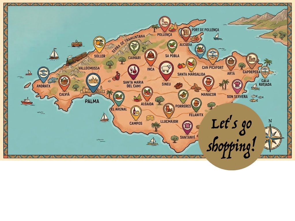 Mallorca's markets liven up the island every day of the week. On Monday, activity begins in the towns of Calvià, Manacor, and Caimari. Tuesday brings the action to Alcúdia, Artà, Santa Margalida, and Porreres. On Wednesday, the tradition continues in Sineu, home to the island's oldest market, as well as in Andratx, Capdepera, Port de Pollença, and Santanyí. On Thursday, the stalls come to life in Inca, known for being the largest and most renowned market for leather goods, along with Campos, El Arenal, and San Lorenzo. On Friday, the stalls move to Algaida, Can Picafort, Llucmajor, and Son Servera. Saturday offers the opportunity to visit the markets of Sóller, Santanyí, Cala Ratjada, and the organic and artisan market in Palma. Finally, on Sunday the week ends on a high note with the markets of Pollença, Alcúdia, Felanitx, Sa Pobla and Santa Maria del Camí.